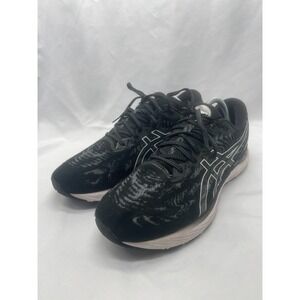 Asics Gel-Cumulus 23 Black White Mens Size 12 2E Wide Running Sneakers 1011B014